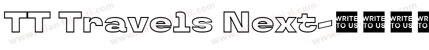 TT Travels Next字体转换